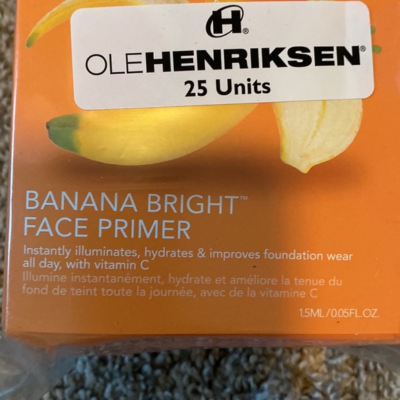 🔥25 SAMPLES OLE HENRIKSEN BANANA BRIGHT FACE PRIMER🔥 - Picture 2 of 5